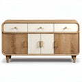 Wooden sideboard with three drawers and two cabinet doors 120 x 40 x 80cm