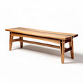 Wooden bench with natural finish suitable for entryway or hallway 150 x 40 x 45cm
